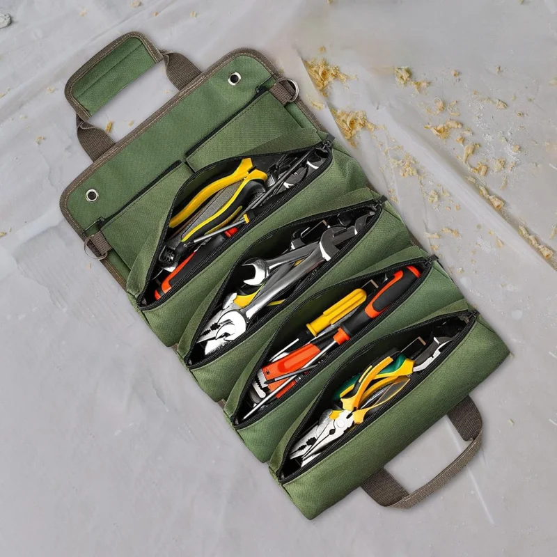 Çok Bölmeli Katlanabilir Çıkarılabilir Gözlü Organizer Takım ve Hırdavat Çantası - UR5114