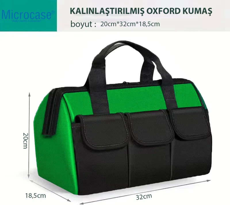 Microcase Çok Bölmeli Su Geçirmez El Tutacaklı Takım ve Hırdavat Çantası - AL5113