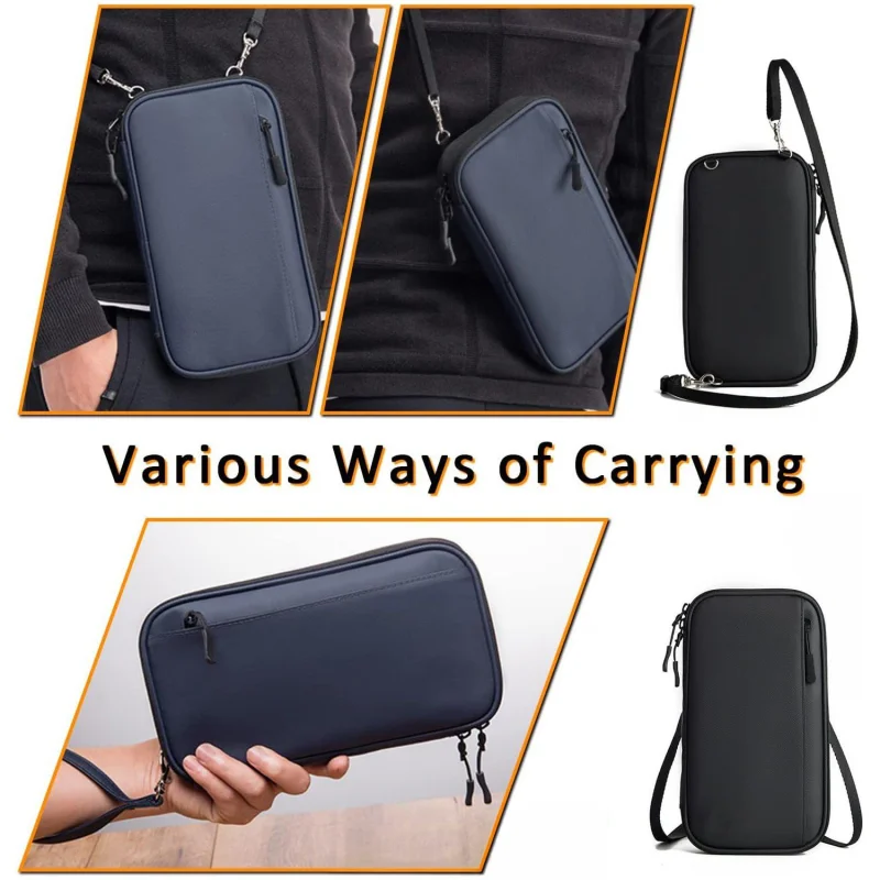 Unisex Su Geçirmez Çok Amaçlı Seyehat Pasaport Çok Gözlü Organizer Çanta UR4863