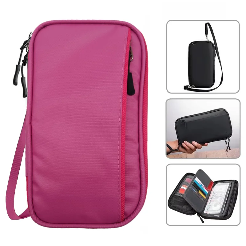 Unisex Su Geçirmez Çok Amaçlı Seyehat Pasaport Çok Gözlü Organizer Çanta UR4863