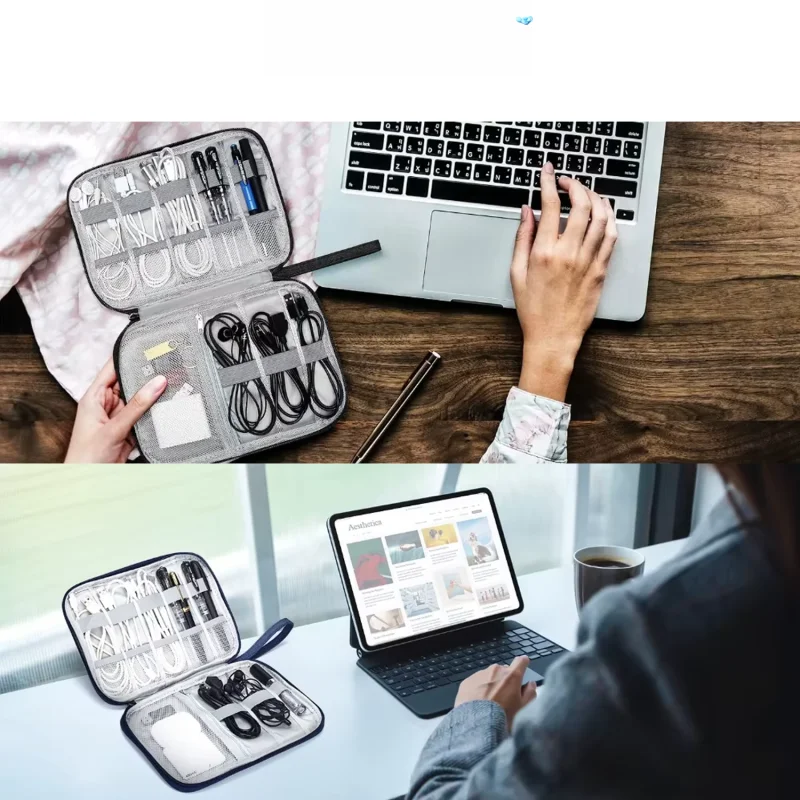 Çok Gözlü Kullanışlı Elde Taşıma Askılı Organizer Çanta - UR5101