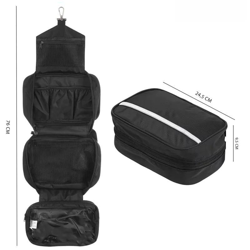 Makyaj, Seyahat ve Günlük Kullanım için Pratik Asılabilir Katlanır Organizer Çanta - UR5112