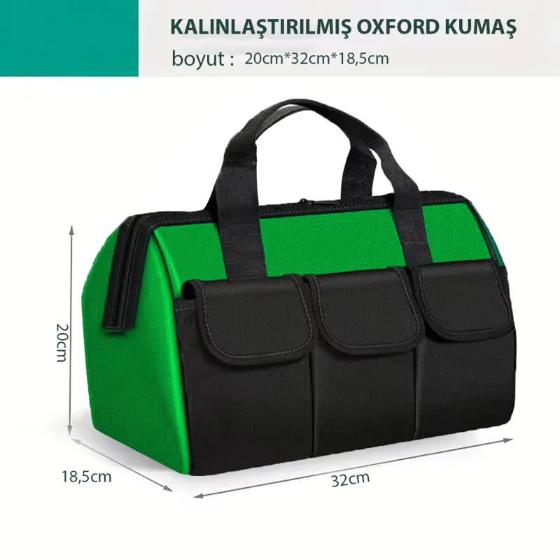 Çok Bölmeli Su Geçirmez El Tutacaklı Takım ve Hırdavat Çantası - UR5113
