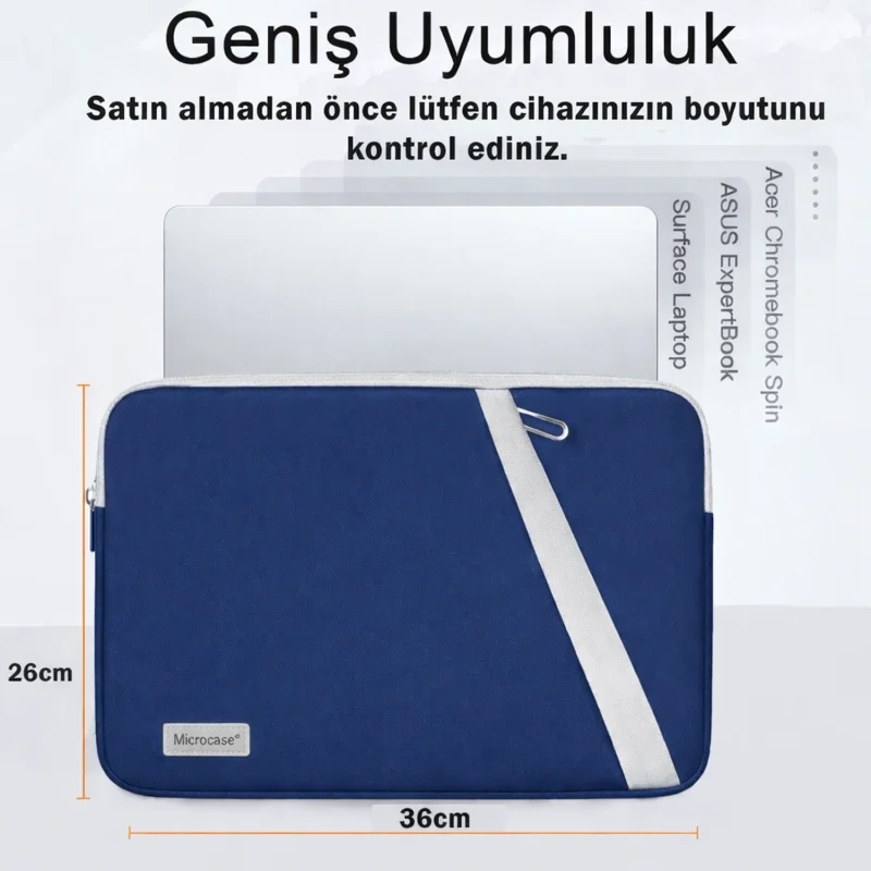 14 İnch Notebook / Macbooklar için Sleeve Darbe Önleyici Çanta UR5422