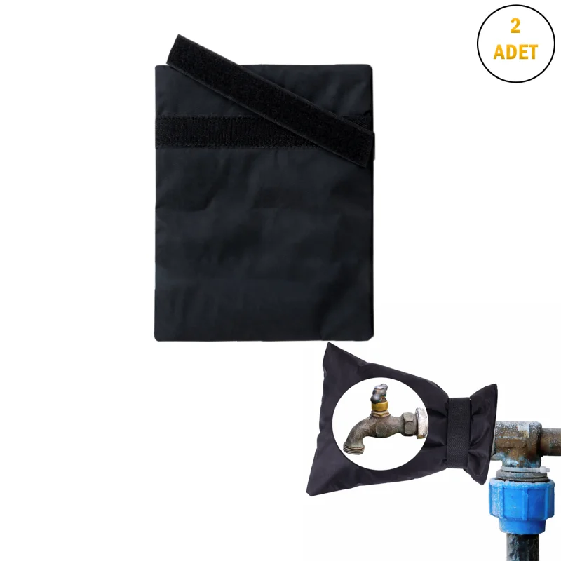 Su Geçirmez Bahçe Açıkalan Dış Mekan Musluk Don Buzlanma Koruyucu Kılıf 2 Adet UR5511