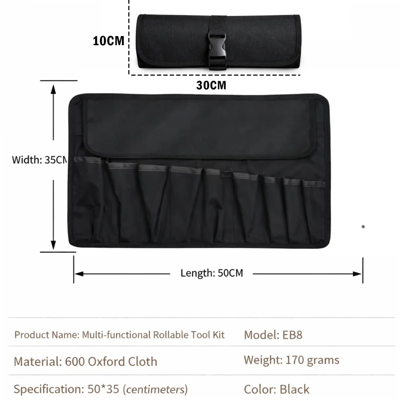 Motosiklet Bisiklet Elektrikli Araçlar ve Genel Kullanım için Katlanabilir Portatif Alet Çantası UR5515