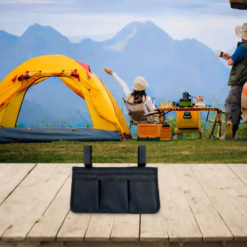 Kamp Sandalyesi Koltuk Sandalye vb için Yan Cepli Organizer ur5553