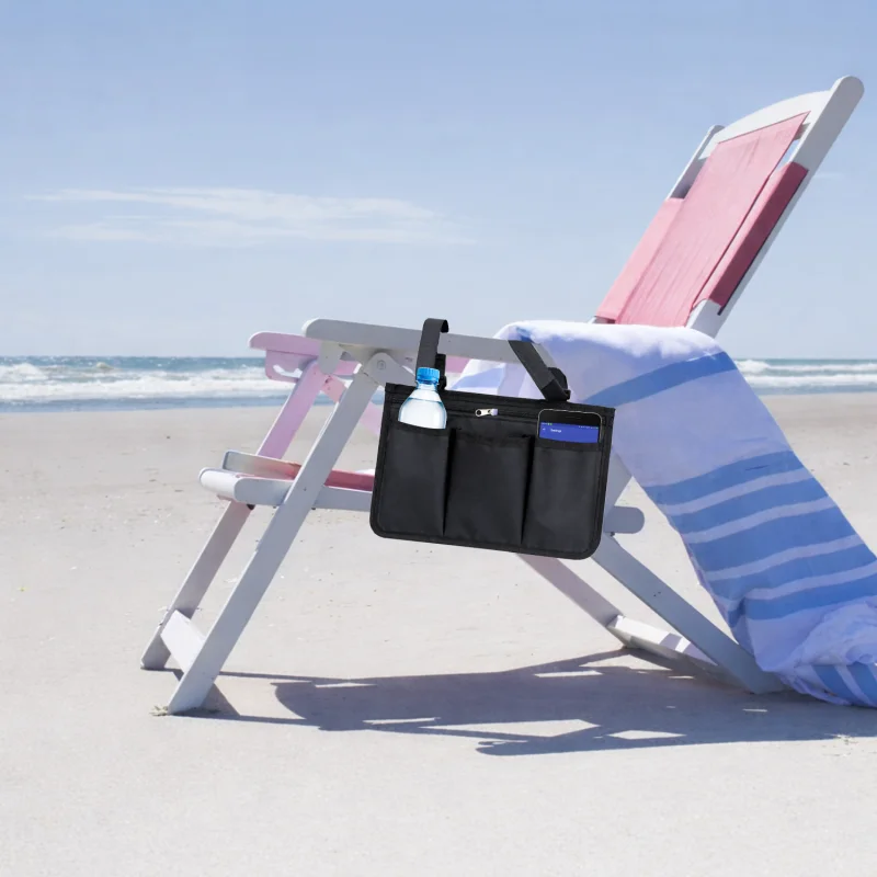 Kamp Sandalyesi Koltuk Sandalye vb için Yan Cepli Organizer ur5553