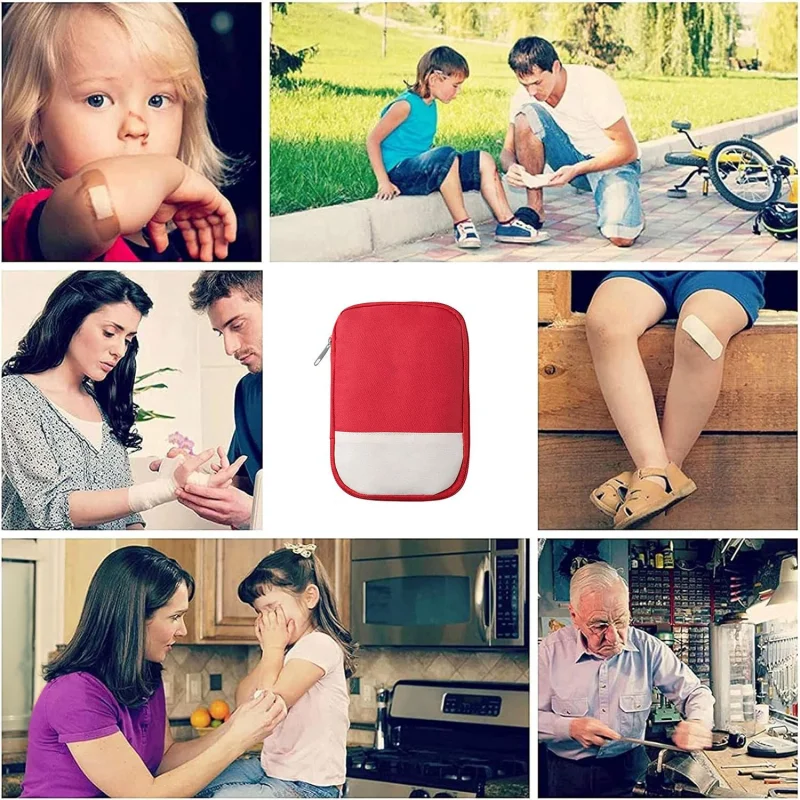 Taşınabilir Mini İlaç ve Sağlık Çantası İlk Yardım Seti İlaç Saklama Çantası UR4230