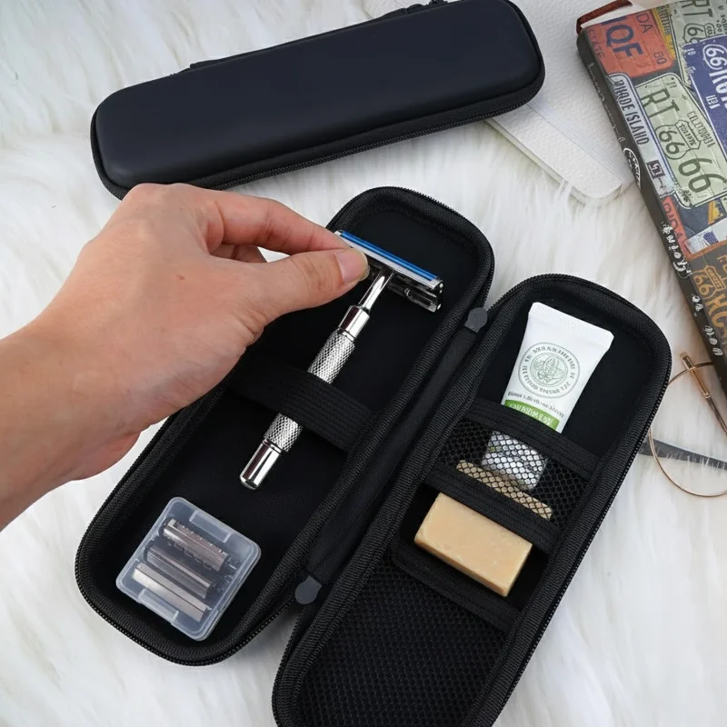 Seyehat için Traş Bıçağı Taşıma Kılıfı 21x9cm UR5356