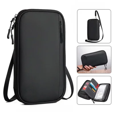 Unisex Su Geçirmez Çok Amaçlı Seyehat Pasaport Çok Gözlü Organizer Çanta UR4863